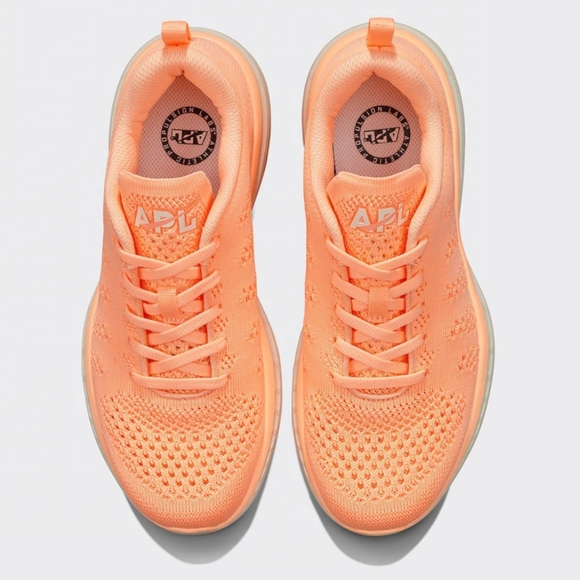 Free People APL × TechLoom Pro Sneaker in Neon Peach/Pristine - Picture 13 of 14